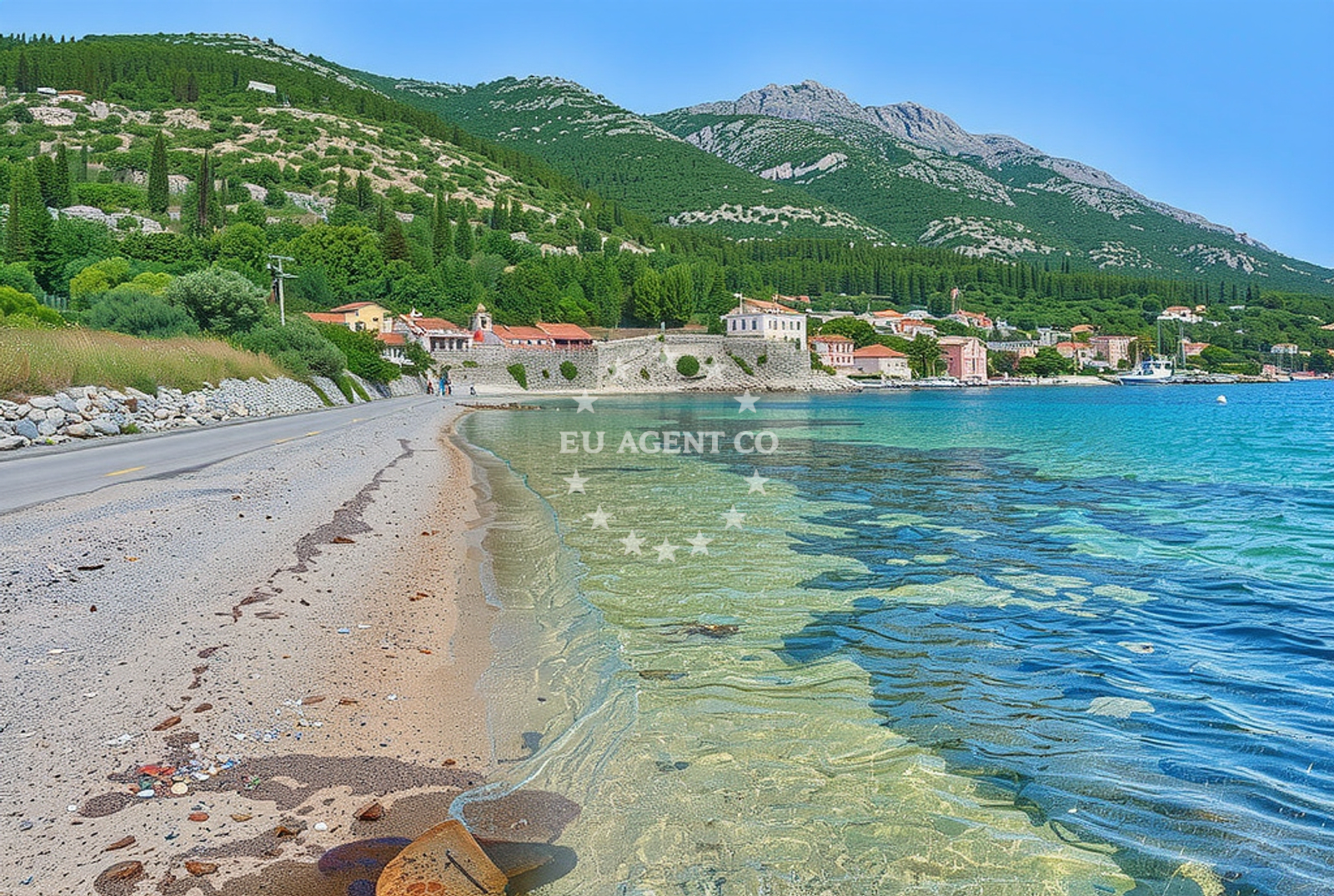 Shoreline and swimming area at Sveti Luka, Kučište Beach.net in Sveti Luka