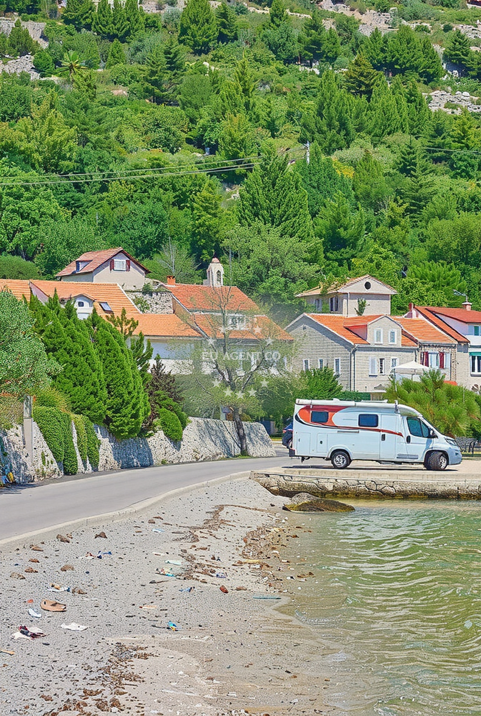 Sea and coastal view of Sveti Luka, Kučište Beach.net in Sveti Luka