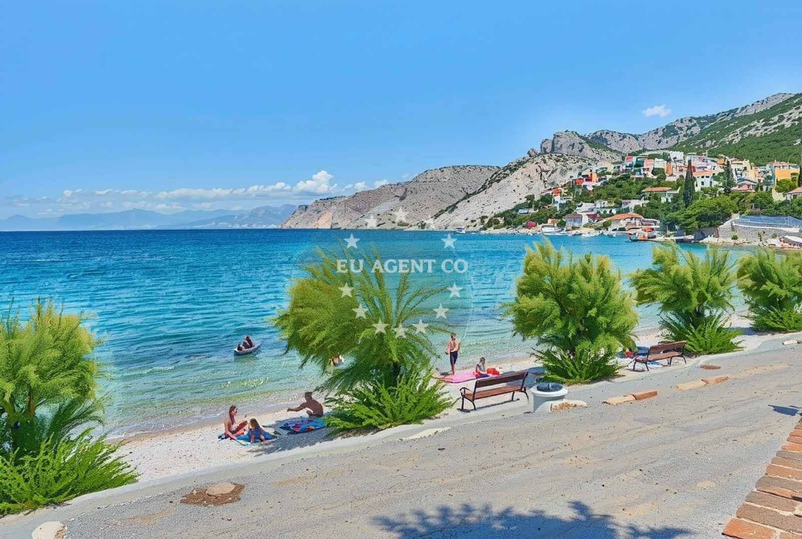 Beach facilities and surroundings at Sveti Luka, Lukovo (Senj) Beach.net in Sveti Luka