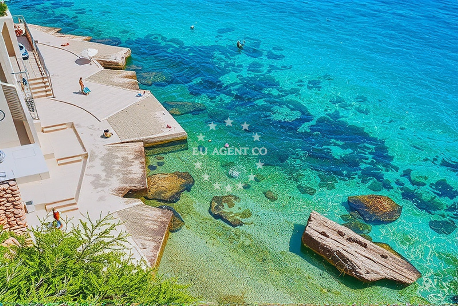 Shoreline and swimming area at Sveti Marko, Pisak Beach.net in Sveti Marko