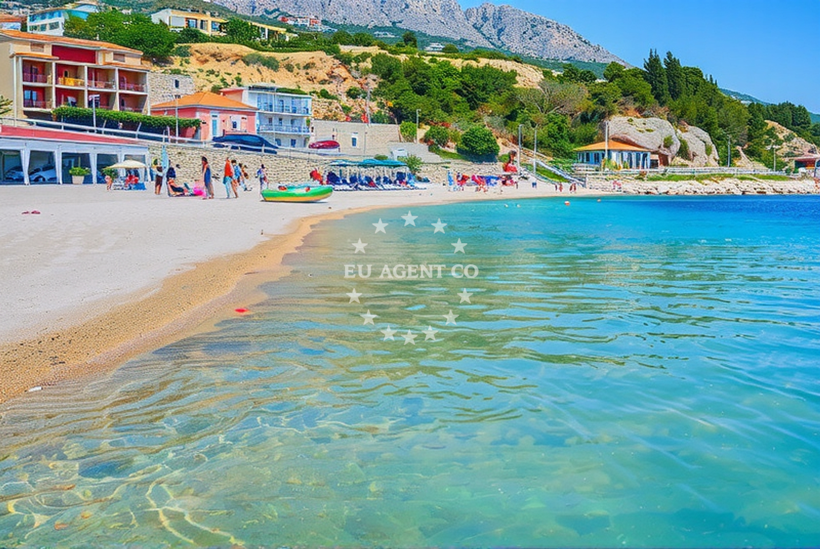 Sea and coastal view of Sveti Martin istok, Podstrana - Sveti Martin Beach.net in Sveti Martin istok