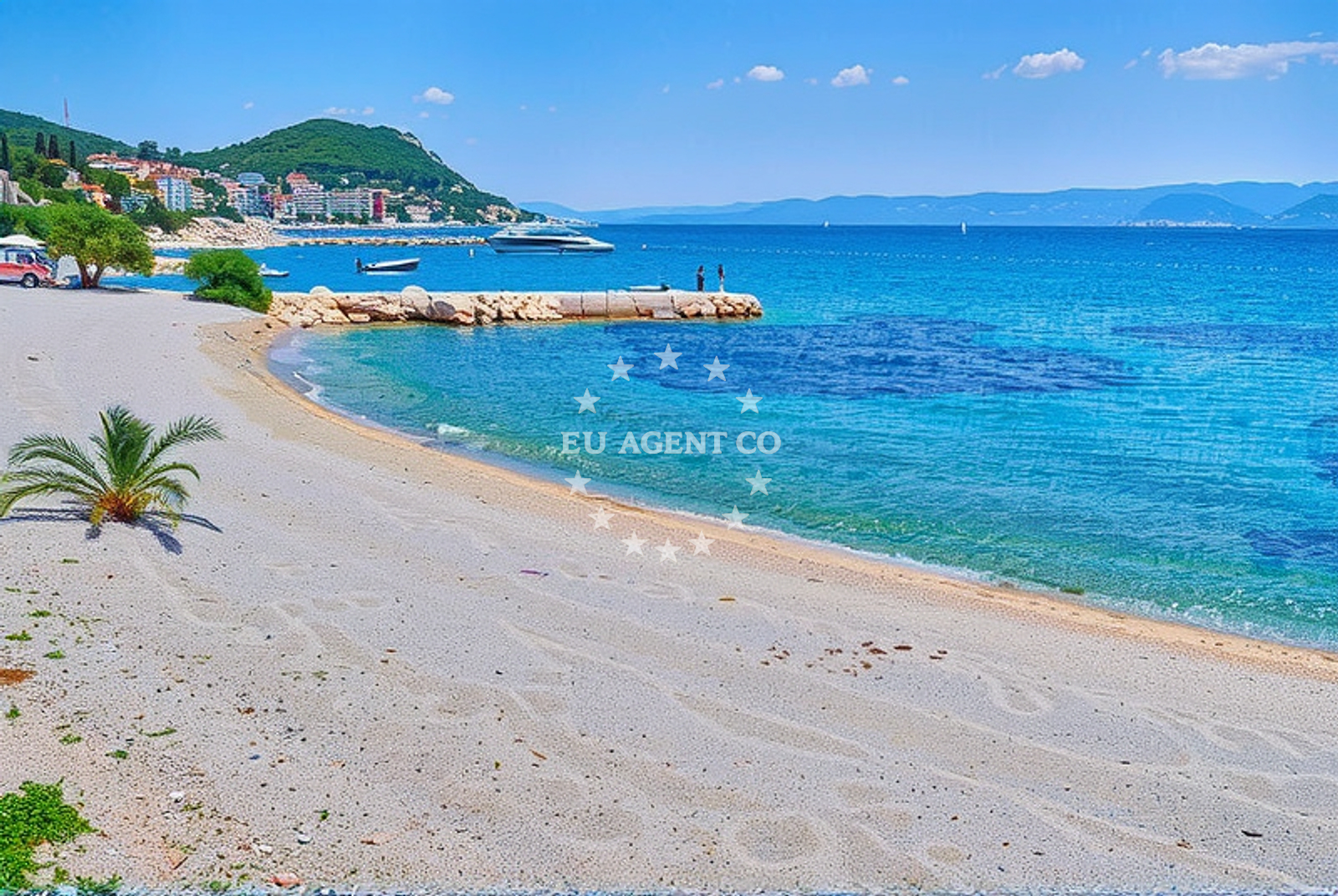 Sea and coastal view of Sveti Martin zapad, Podstrana - Sveti Martin Beach.net in Sveti Martin zapad