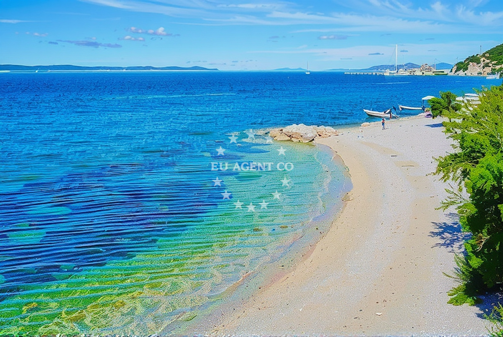 Sea and coastal view of Sveti Nikola, Jesenice Beach.net in Sveti Nikola
