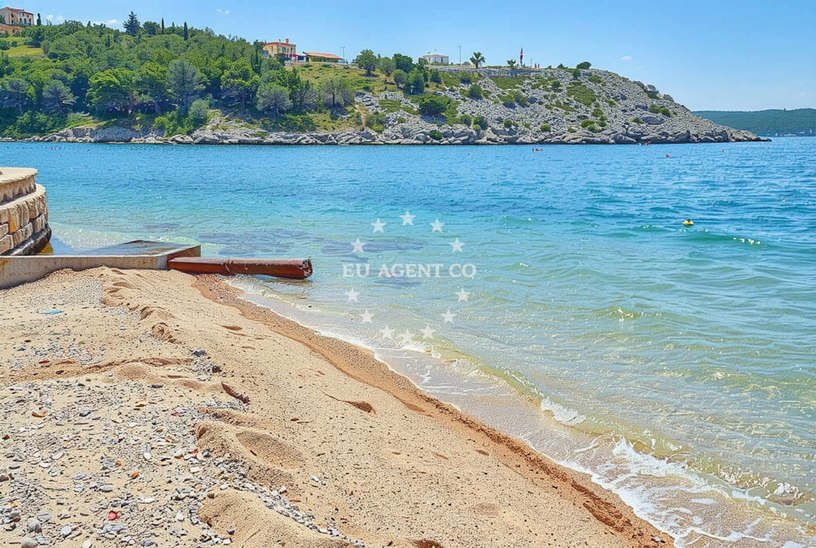 Beach facilities and surroundings at Sveti Nikola jug, Novigrad (Zadarska županija) Beach.net in Sveti Nikola jug