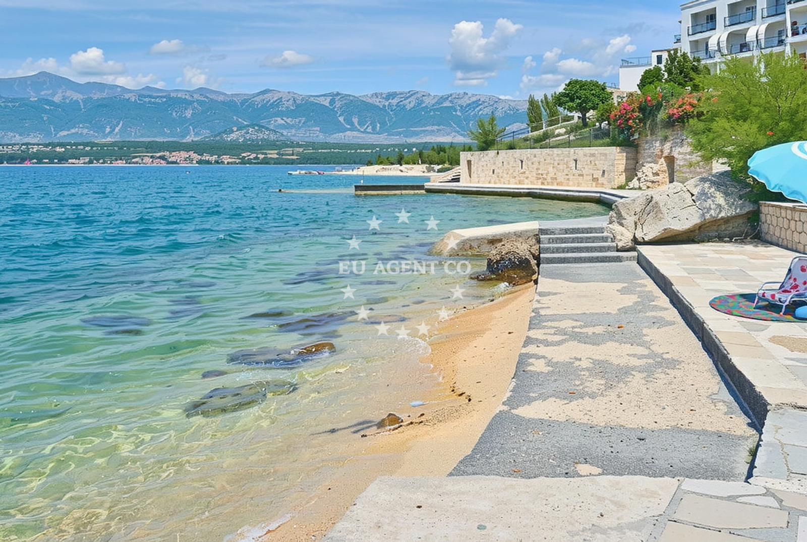 Overview of Sveti Nikola sjever, Novigrad (Zadarska županija) Beach.net in Sveti Nikola sjever