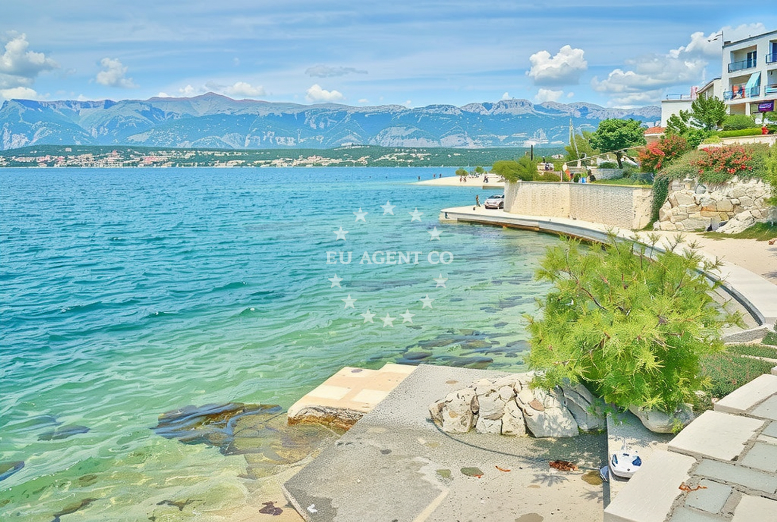 Sea and coastal view of Sveti Nikola sjever, Novigrad (Zadarska županija) Beach.net in Sveti Nikola sjever