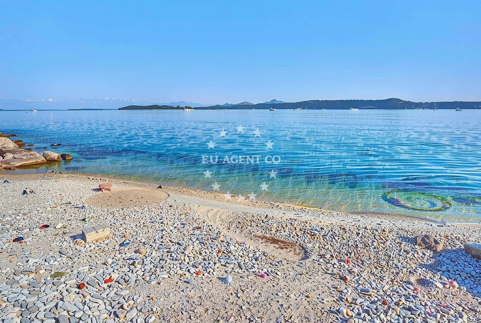 Sea and coastal view of Sveti Pelegrin, Savar (Dugi otok) Beach.net in Sveti Pelegrin