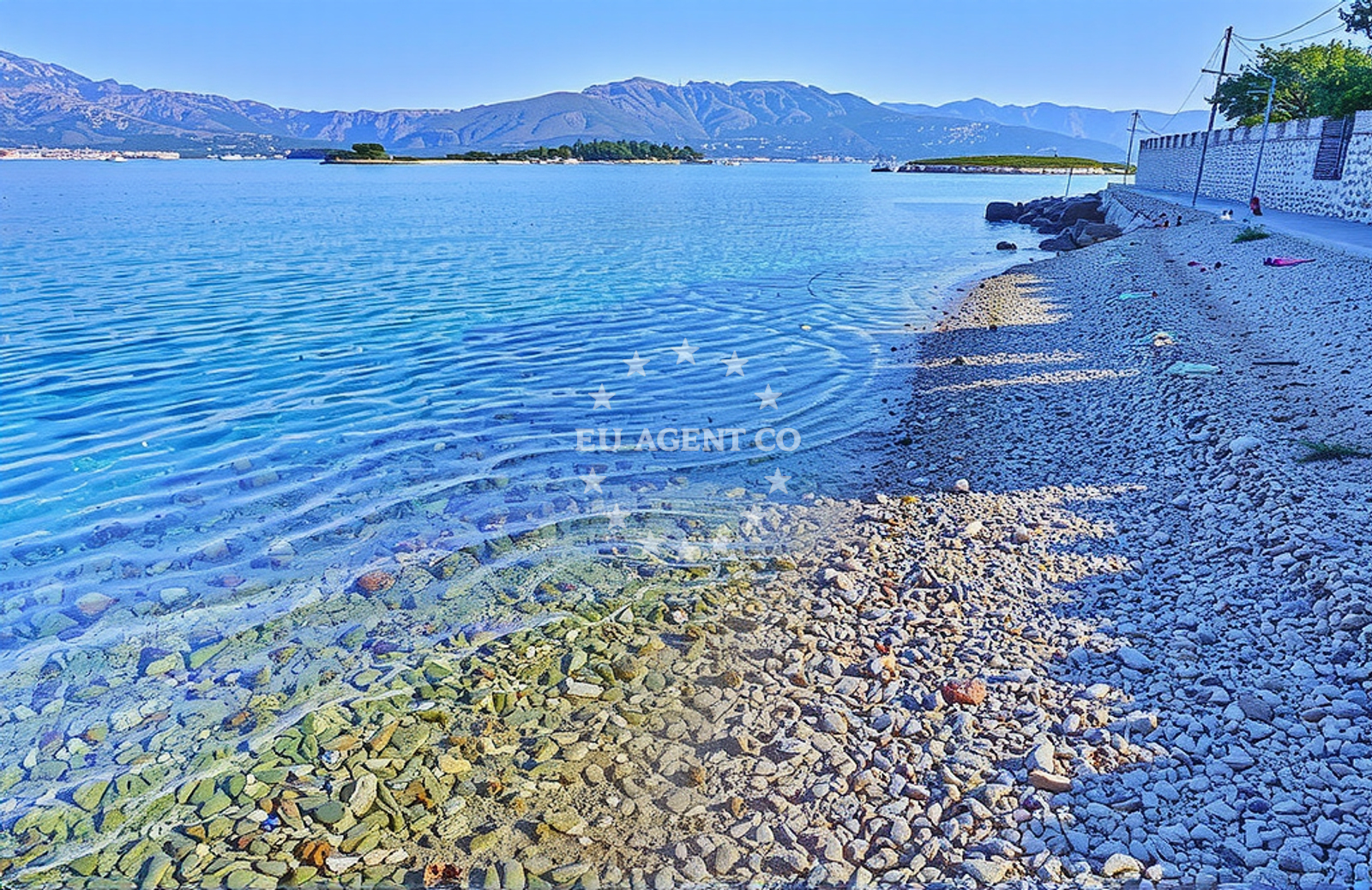 Shoreline and swimming area at Sveti Petar i Pavao, Lumbarda (Korčula) Beach.net in Sveti Petar i Pavao