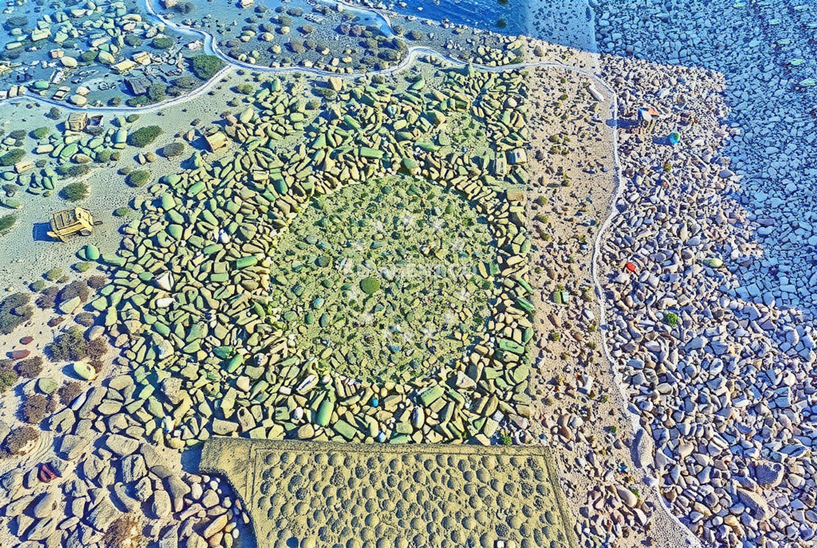 Beach facilities and surroundings at Sveti Petar i Pavao, Lumbarda (Korčula) Beach.net in Sveti Petar i Pavao