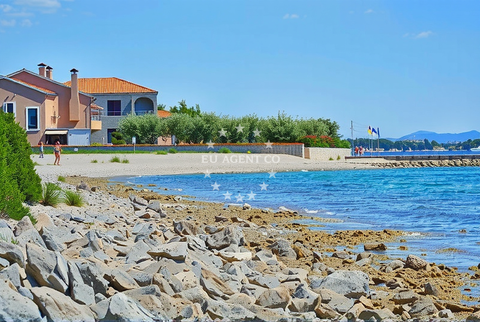 Beach facilities and surroundings at Sveti Petar jug, Kožino Beach.net in Sveti Petar jug