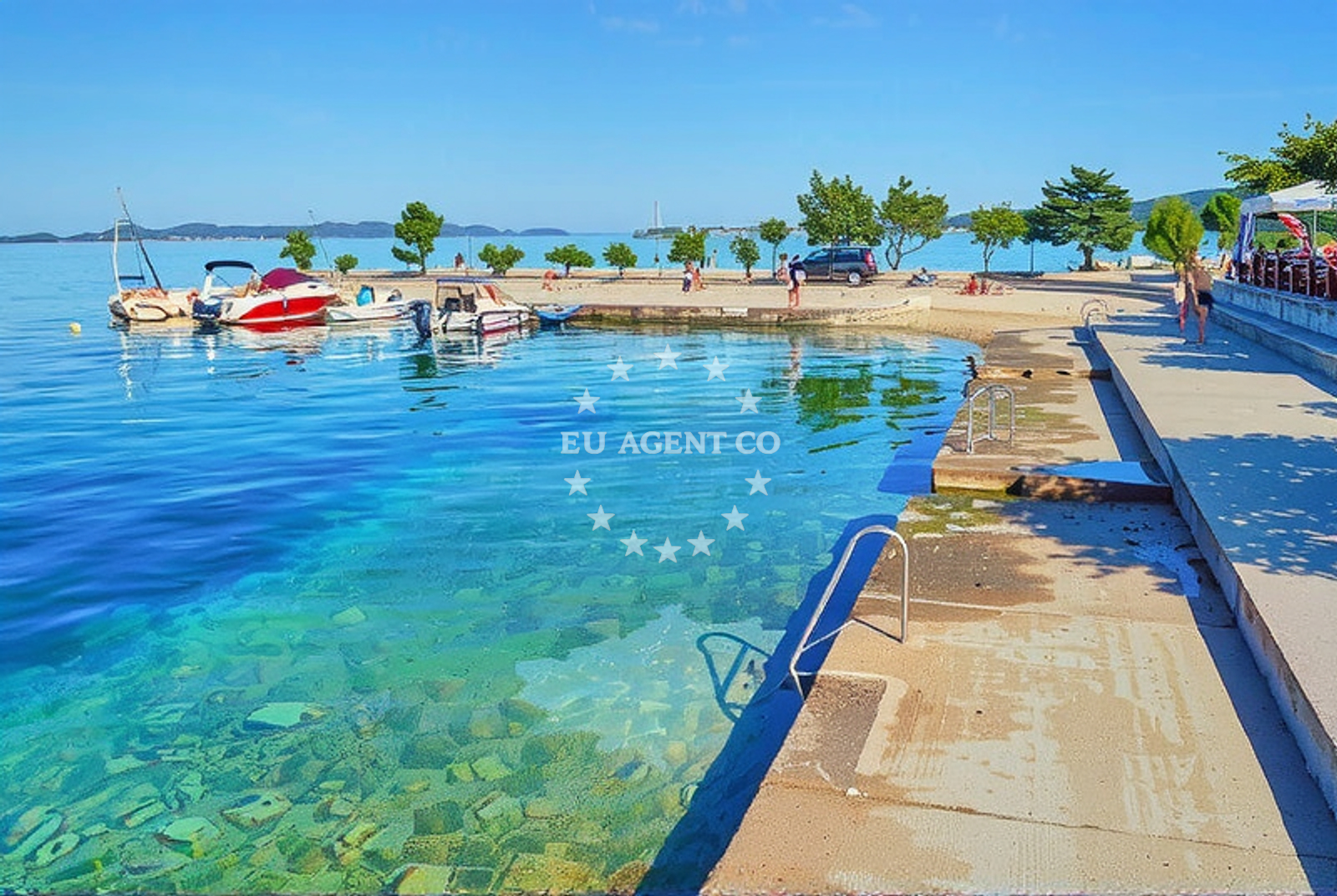 Overview of Sveti Petar na Moru: beaches and coves (1) in Sveti Petar na Moru
