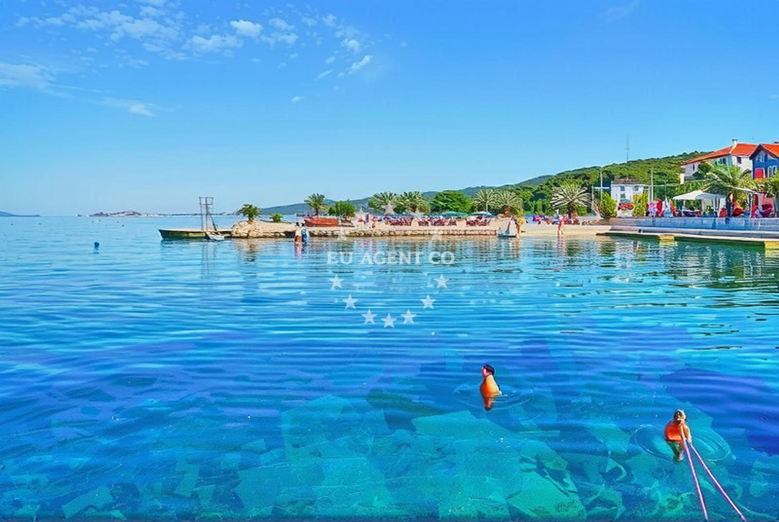 Shoreline and swimming area at Sveti Petar na Moru: beaches and coves (1) in Sveti Petar na Moru