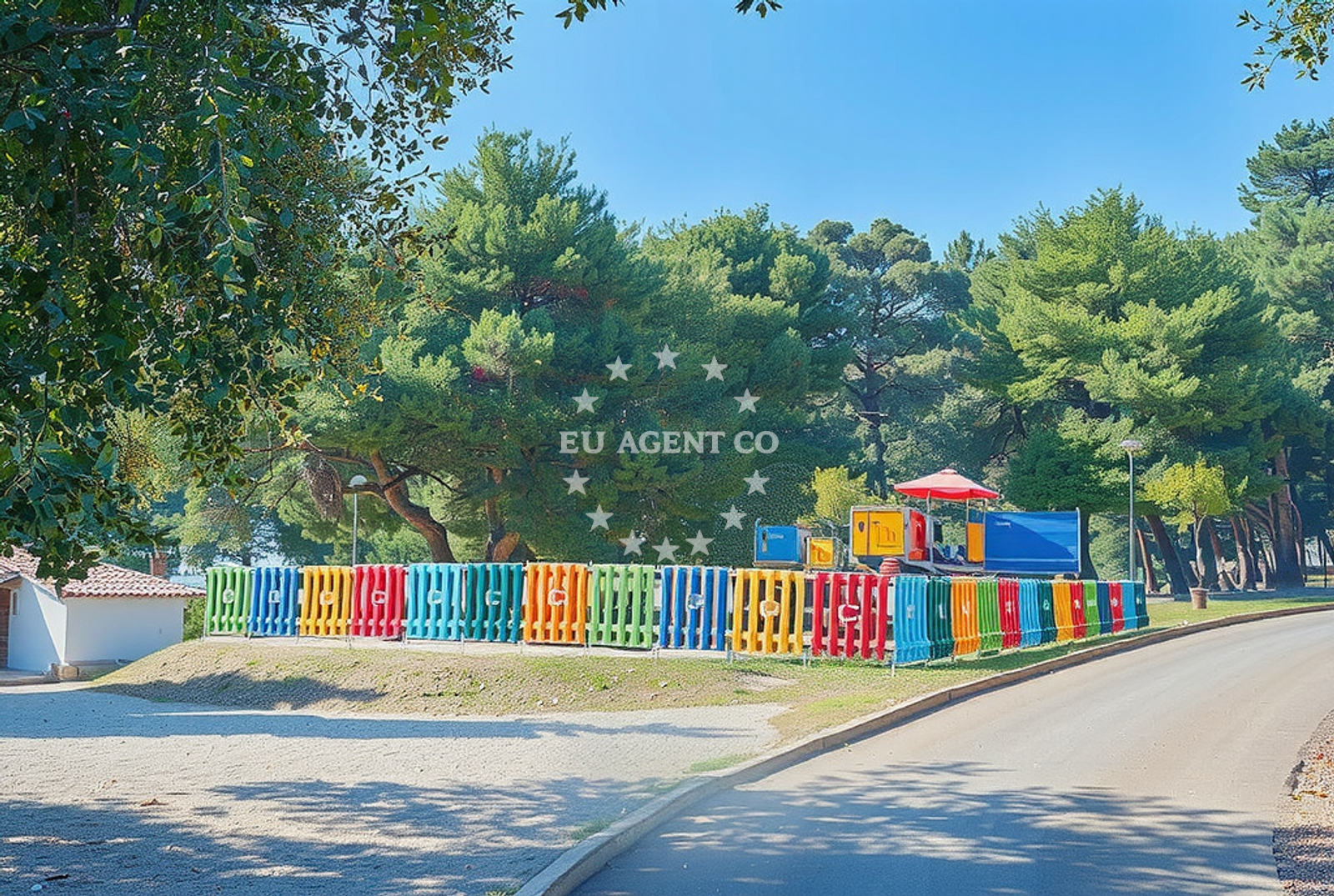 Beach facilities and surroundings at Sveti Petar, Novigrad (Istarska županija) Beach.net in Sveti Petar