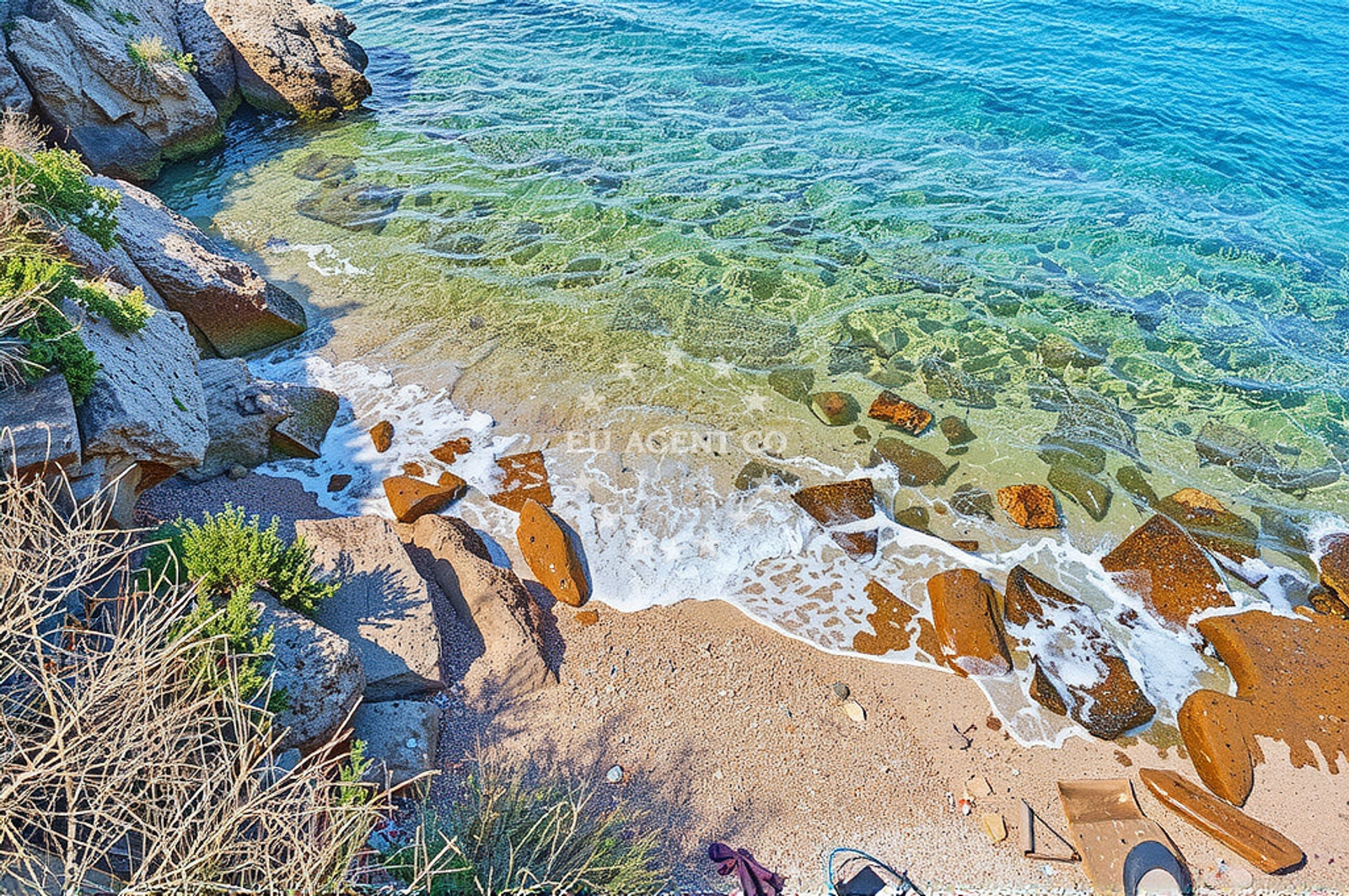 Beach facilities and surroundings at Sveti Petar, Osor (Cres) Beach.net in Sveti Petar