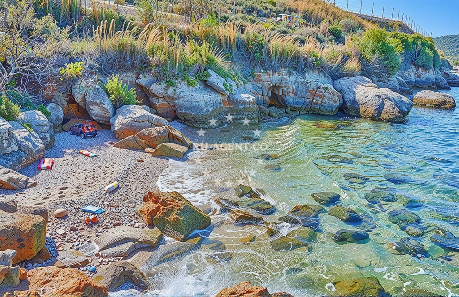 Additional view of Sveti Petar, Osor (Cres) Beach.net in Sveti Petar