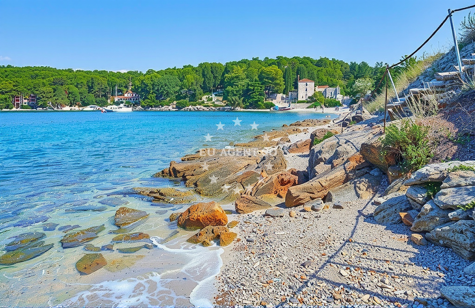 Additional view of Sveti Petar, Osor (Cres) Beach.net in Sveti Petar