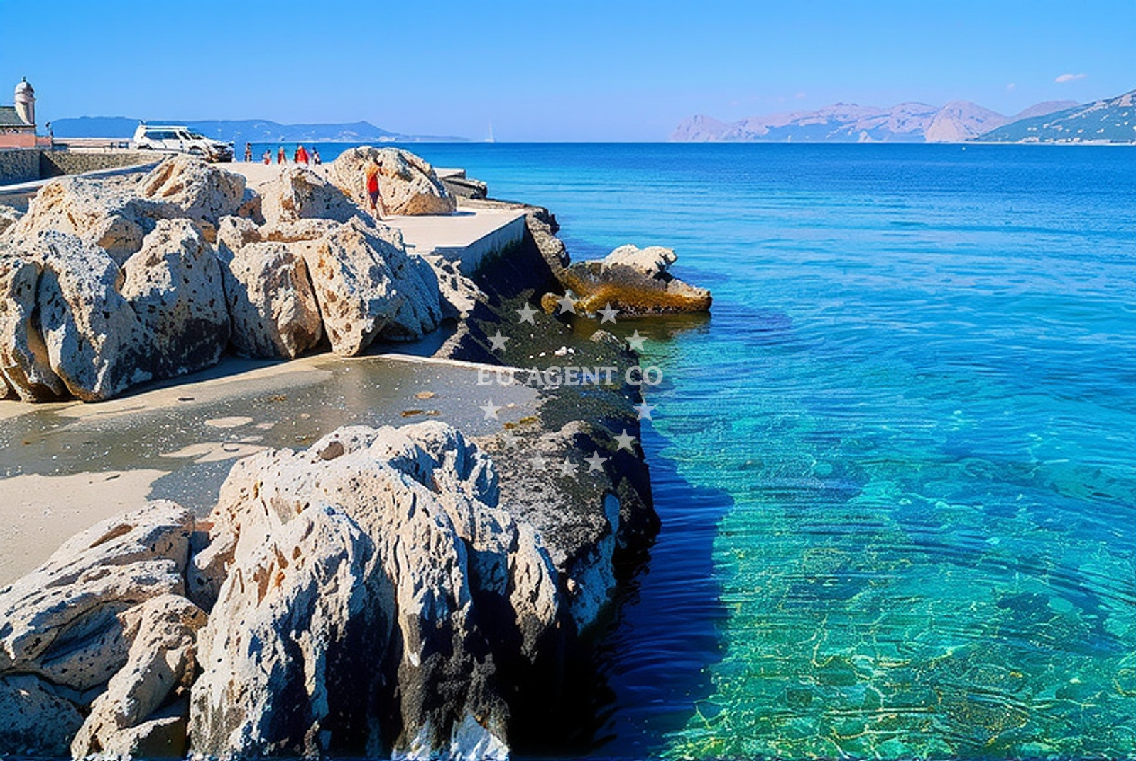 Sea and coastal view of Sveti Petar sjever, Makarska Beach.net in Sveti Petar sjever