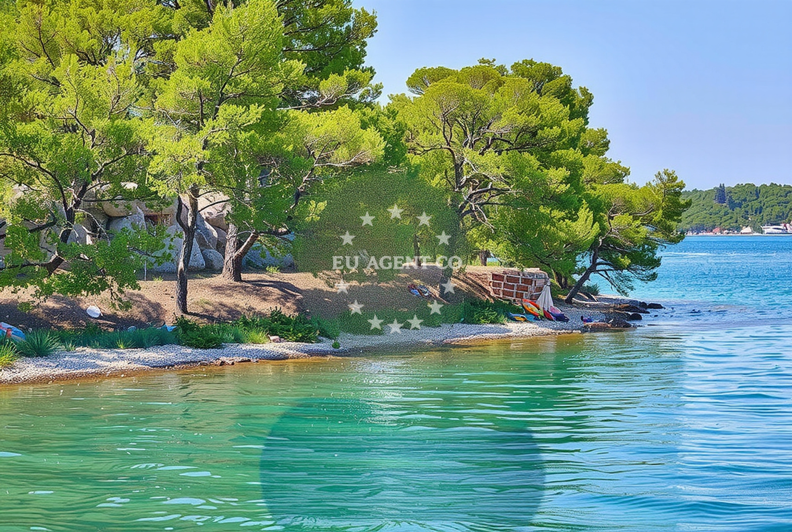 Sea and coastal view of Sveti Petar zapad, Šibenik Beach.net in Sveti Petar zapad