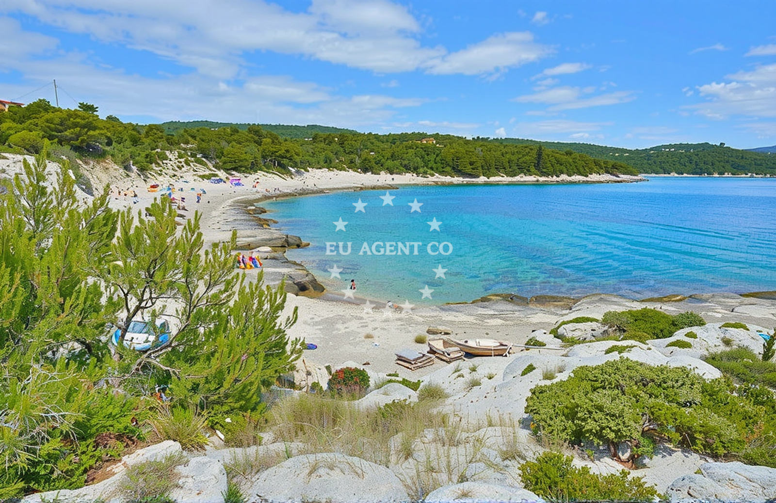 Sea and coastal view of Sveti Rok sjever, Sumartin (Brač) Beach.net in Sveti Rok sjever