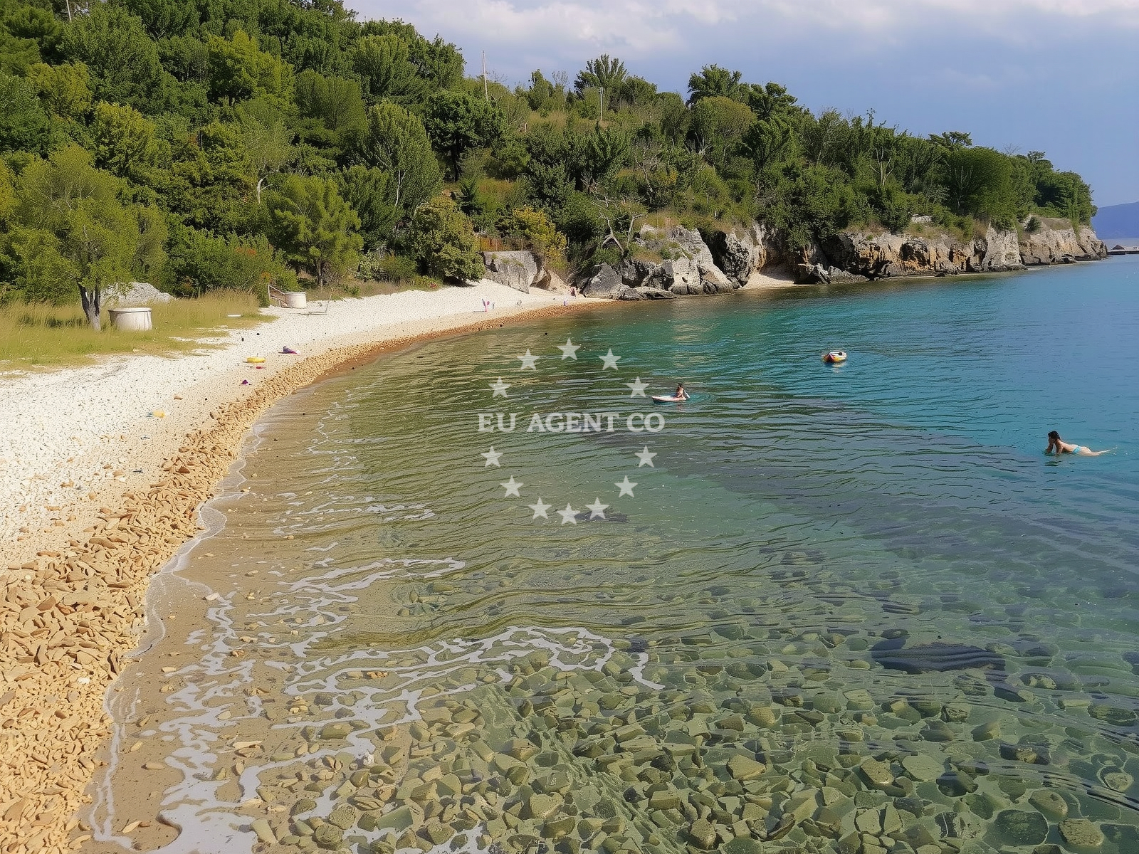 Beach facilities and surroundings at Svetog Jurja in Jasenova 19, Selce