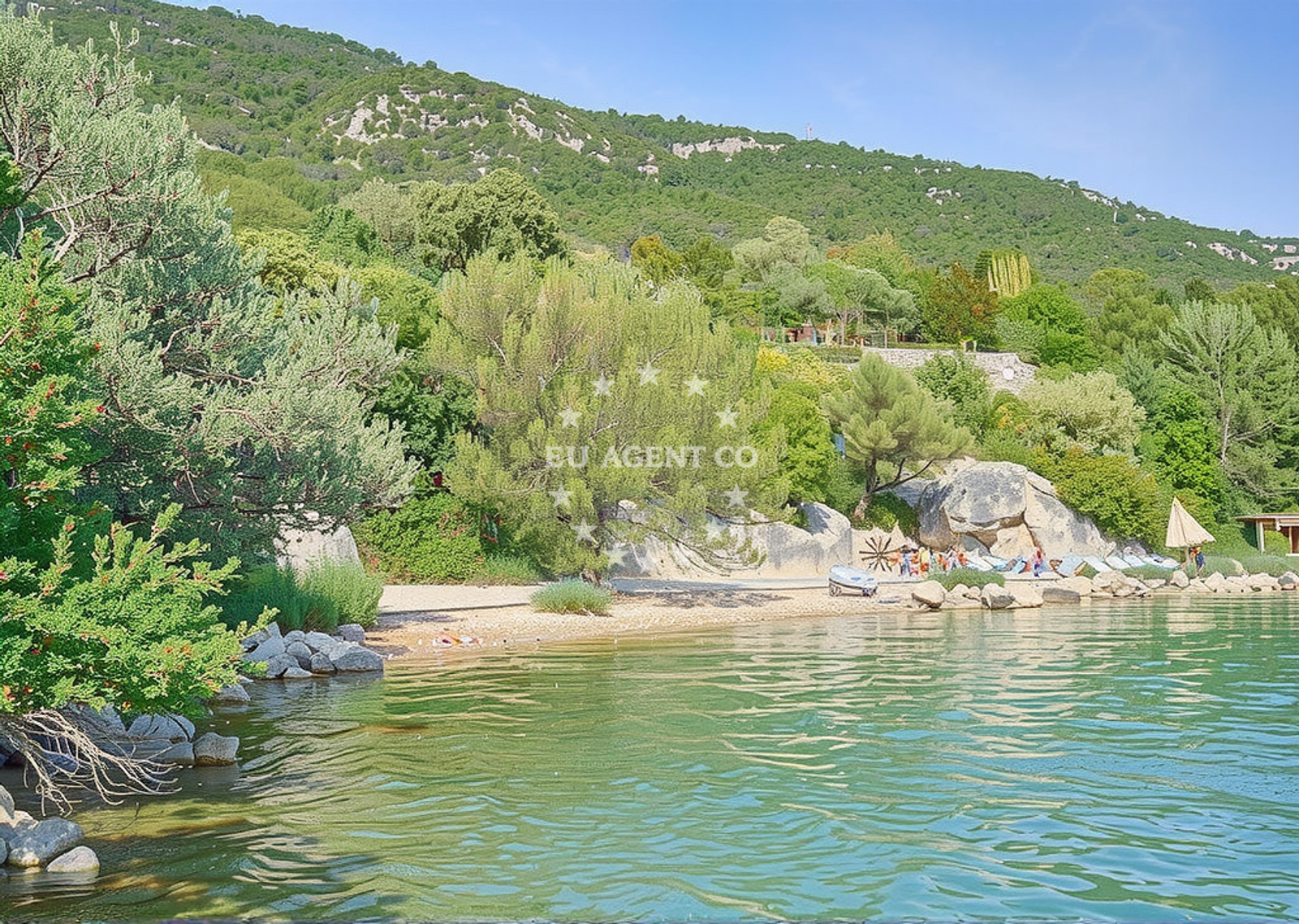 Sea and coastal view of Svi Sveti istok, Zaton Doli in Svi Sveti istok