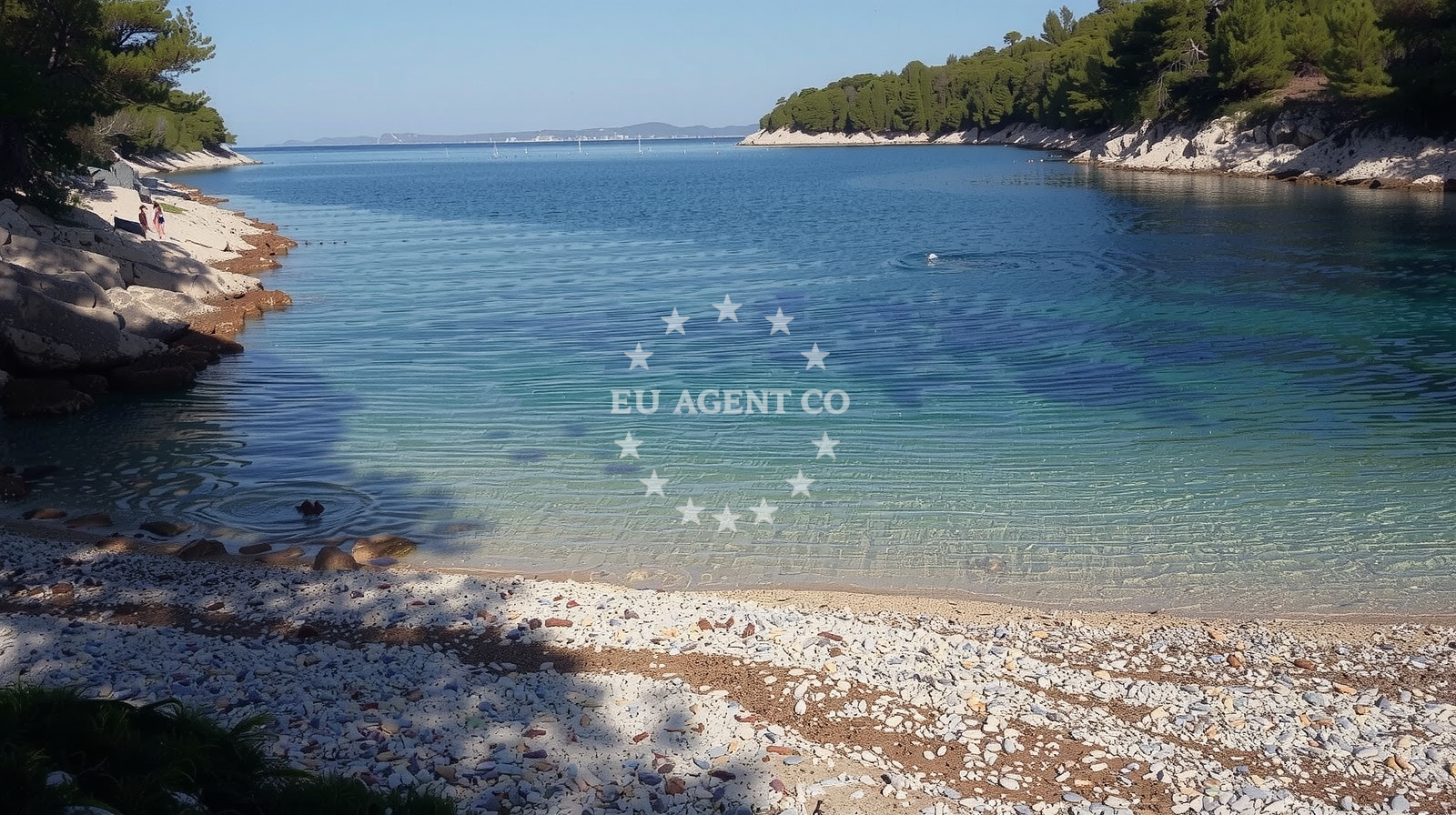 Shoreline and swimming area at Sviracina beach in Ulica Uvala Zastupac 8, Hvar