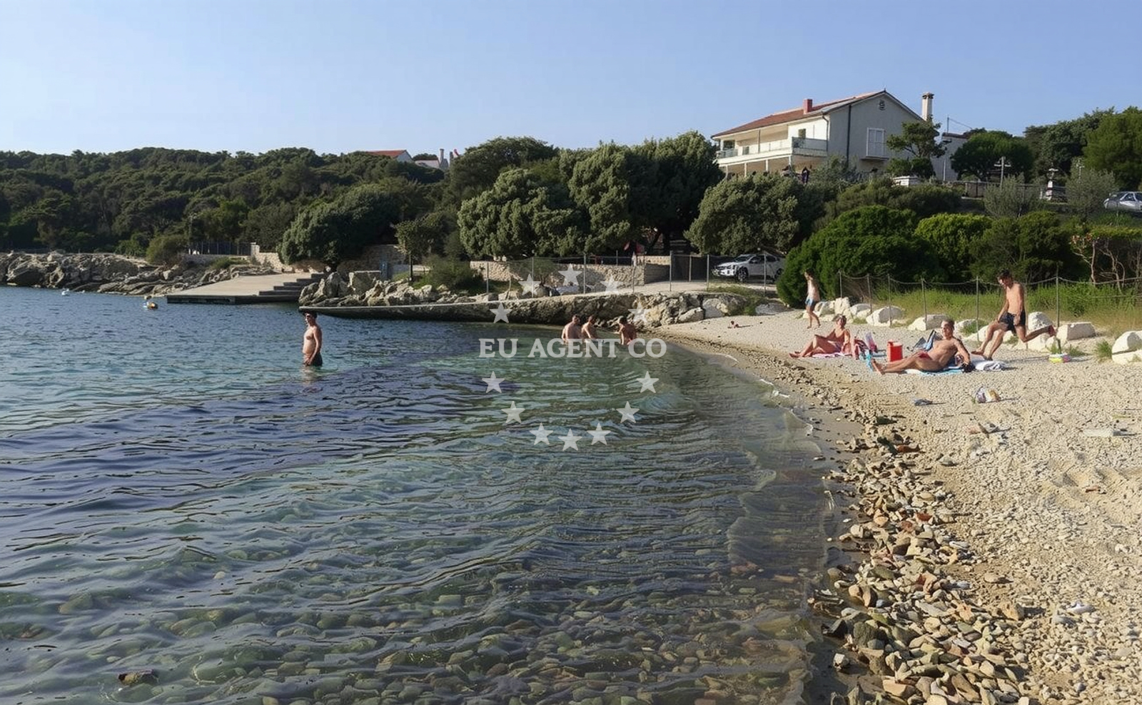 Additional view of Tajana beach in 344 Jakišnica, Lun
