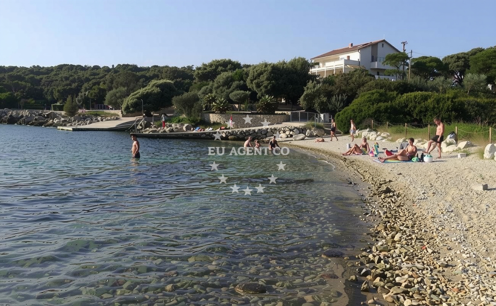Additional view of Tajana beach in 344 Jakišnica, Lun