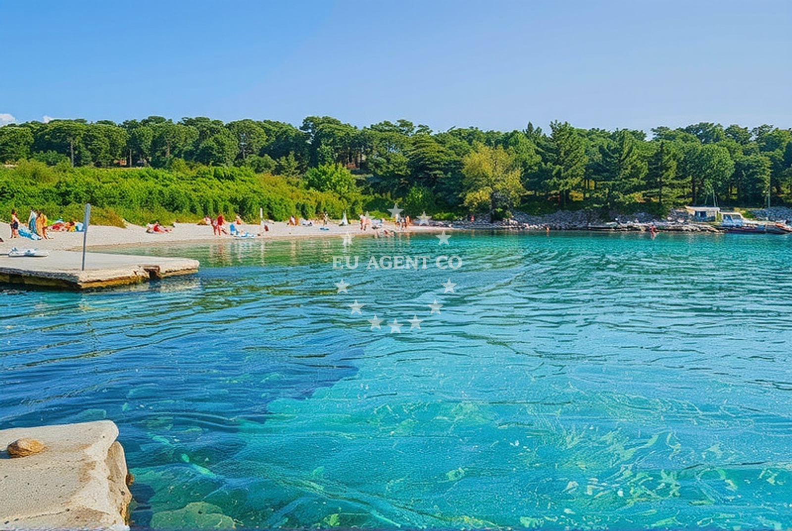 Additional view of Tajana beach in 344 Jakišnica, Lun