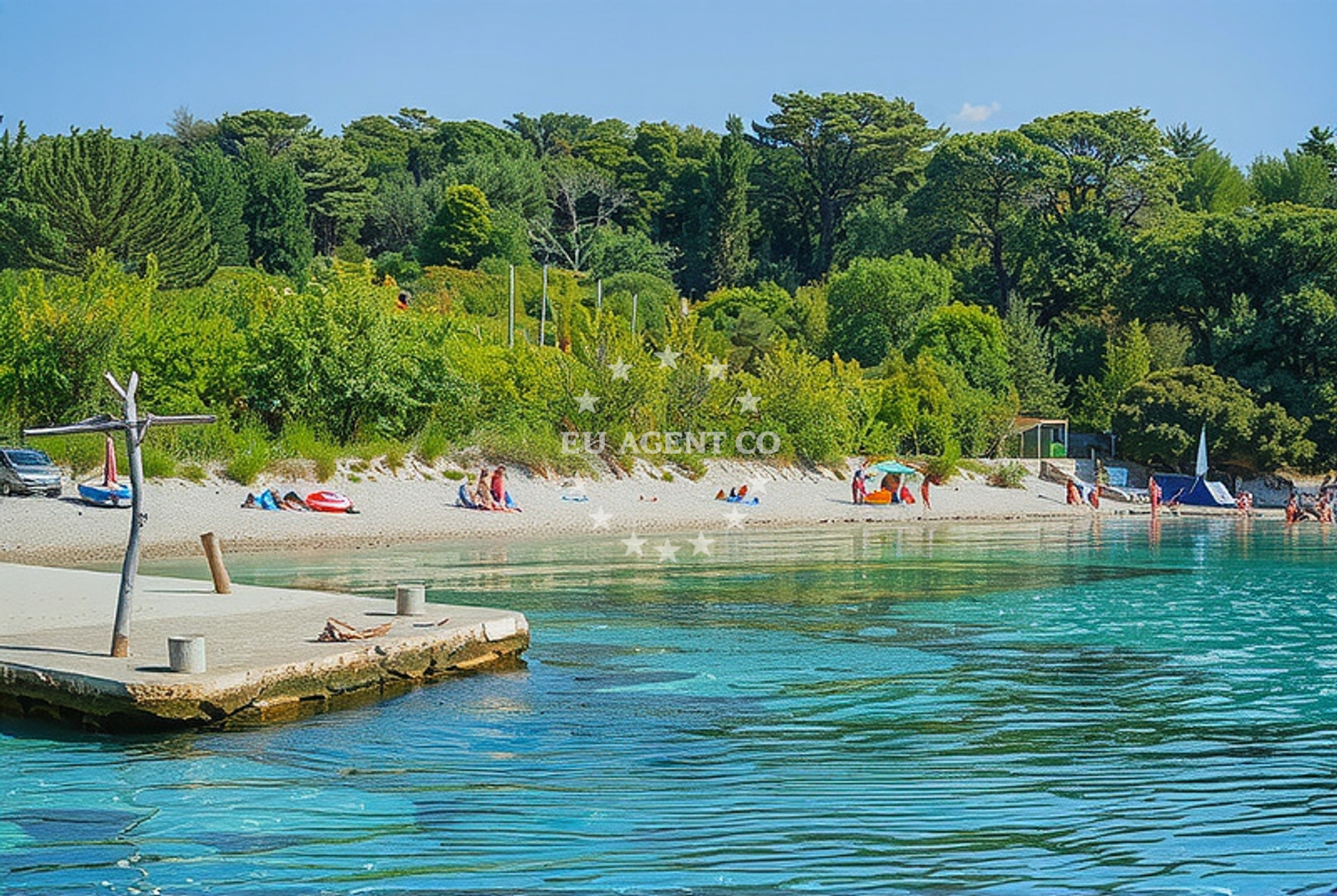 Additional view of Tajana beach in 344 Jakišnica, Lun