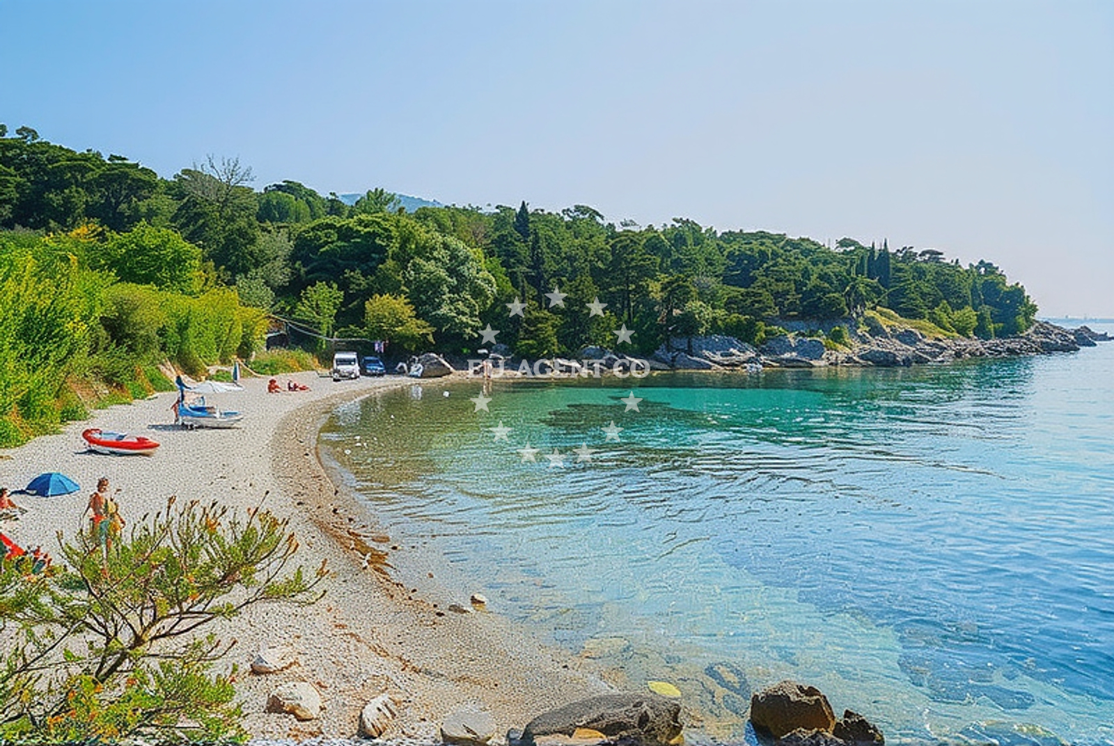 Additional view of Tajana beach in 344 Jakišnica, Lun