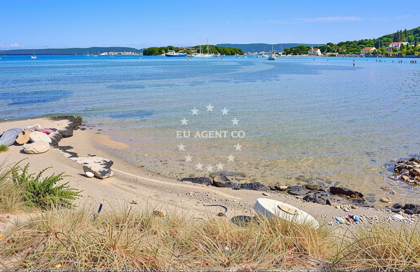 Shoreline and swimming area at Taline, Mrljane (Pašman) in Taline