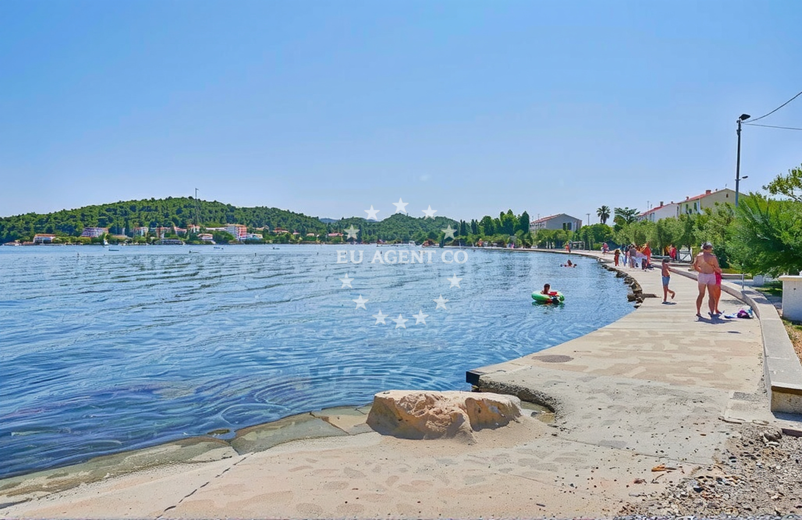 Sea and coastal view of Taline, Mrljane (Pašman) in Taline