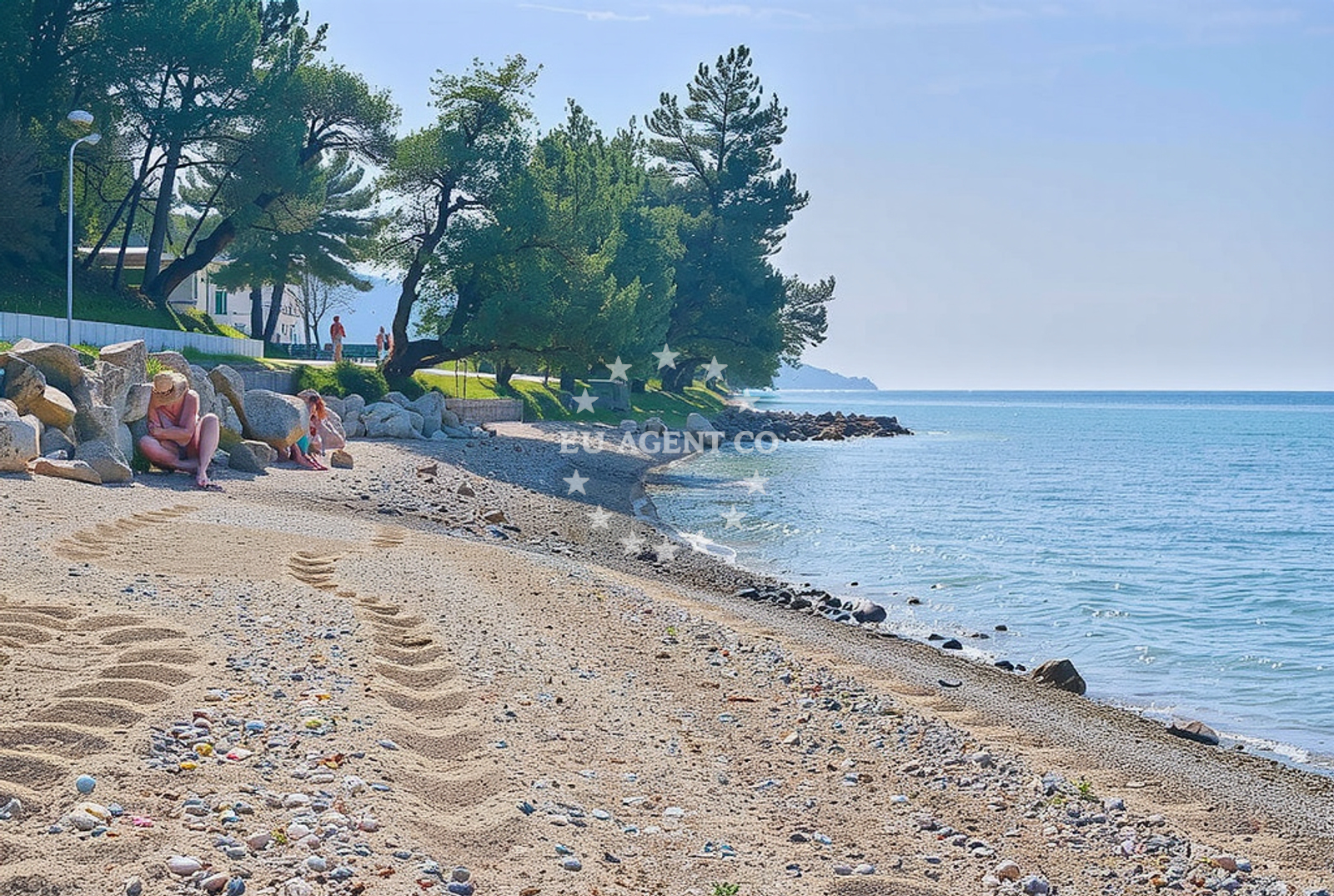 Additional view of Tarska vala (dog beach), Tar in Tarska vala (plaža za pse)