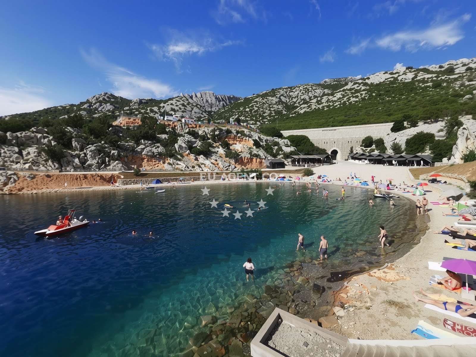 Additional view of Tatinja beach in Naselje Bana Josipa Jelačića 19, Karlobag
