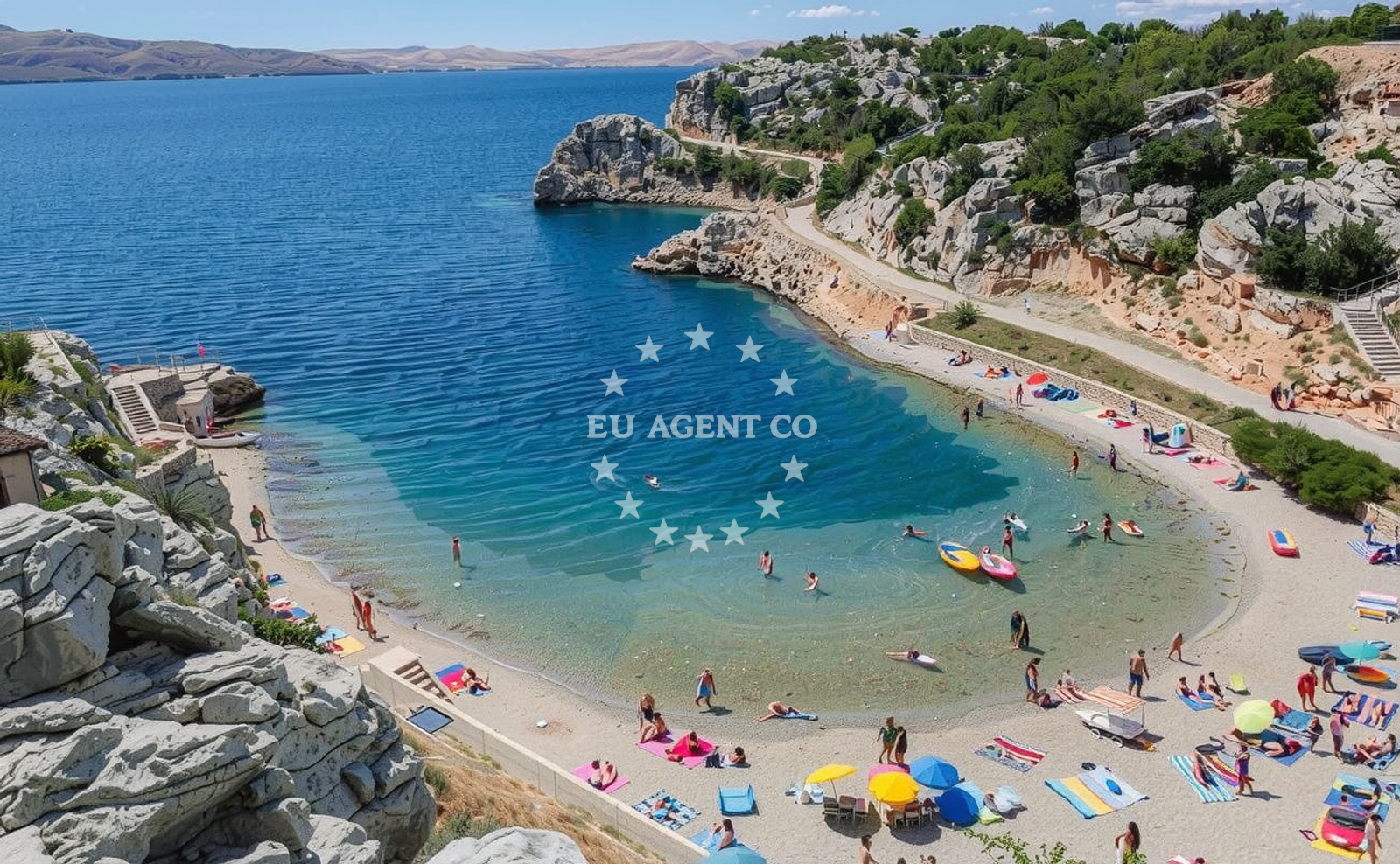 Additional view of Tatinja beach in Naselje Bana Josipa Jelačića 19, Karlobag