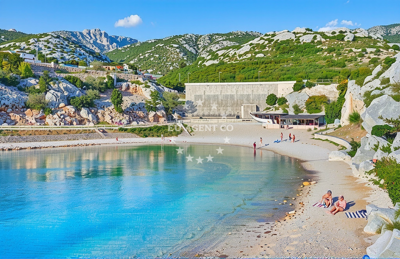 Additional view of Tatinja beach in Naselje Bana Josipa Jelačića 19, Karlobag
