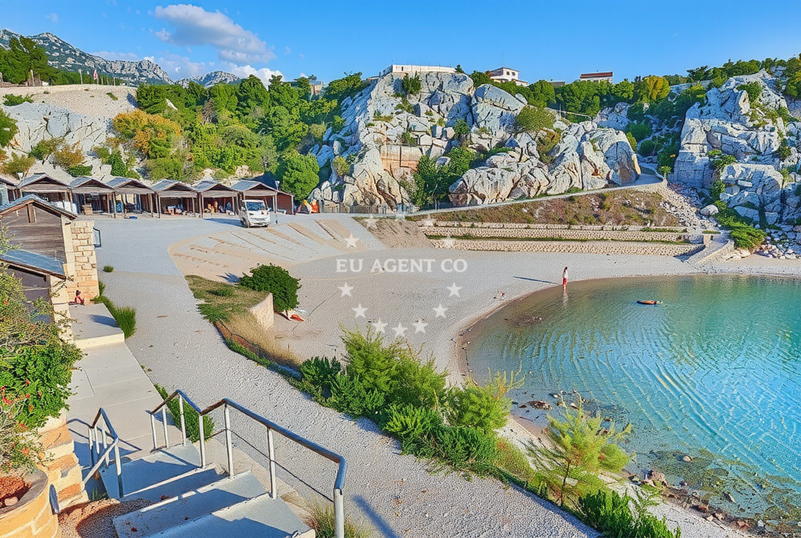 Additional view of Tatinja beach in Naselje Bana Josipa Jelačića 19, Karlobag