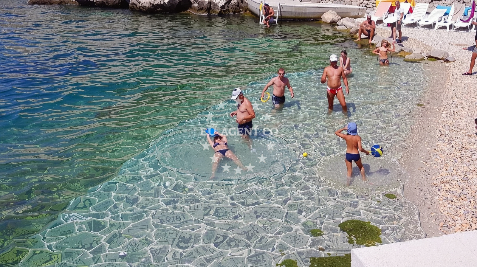 Additional view of Tepli Bok Beach in Tepli bok 21A, Primošten