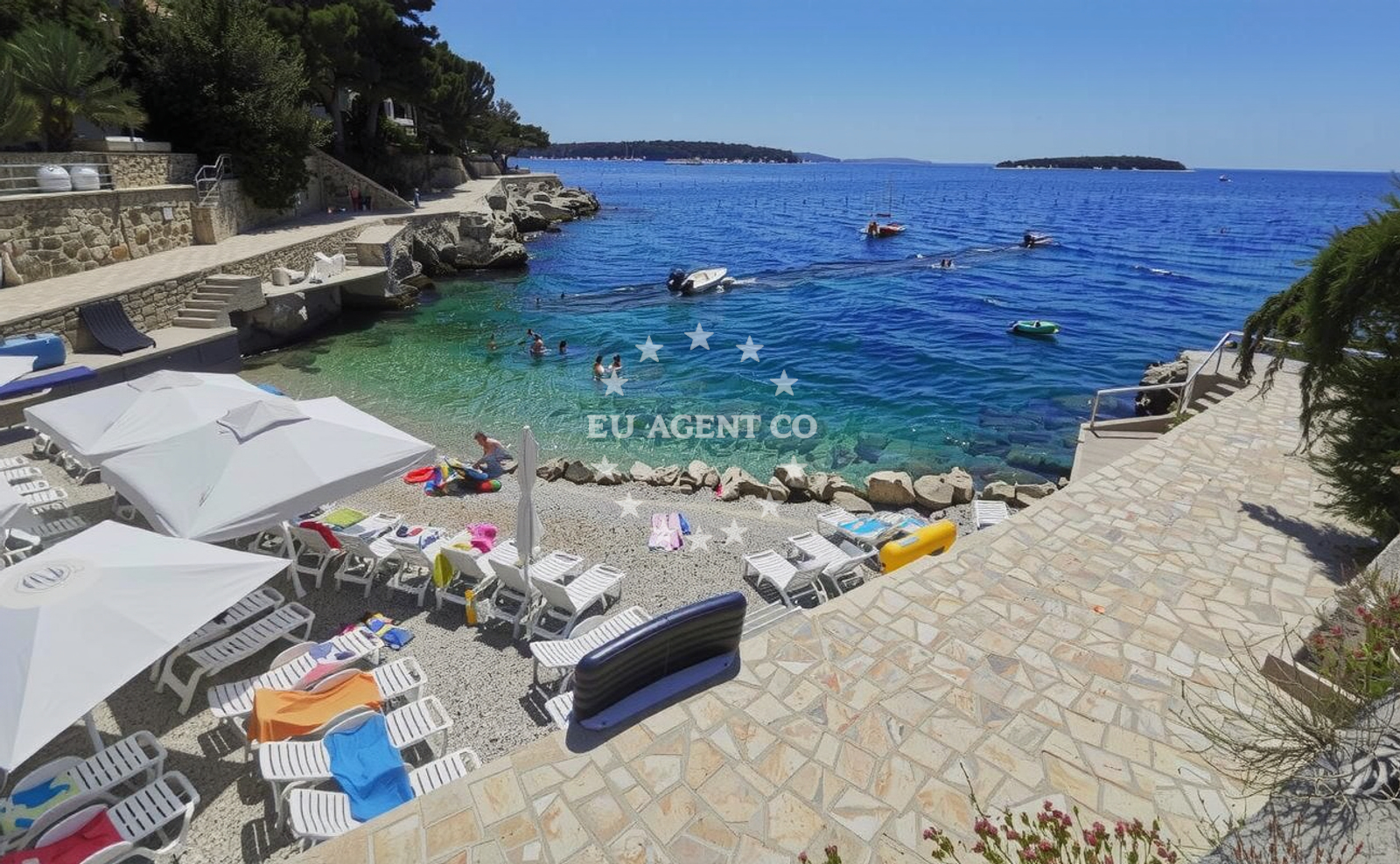 Additional view of Tepli Bok Beach in Tepli bok 21A, Primošten