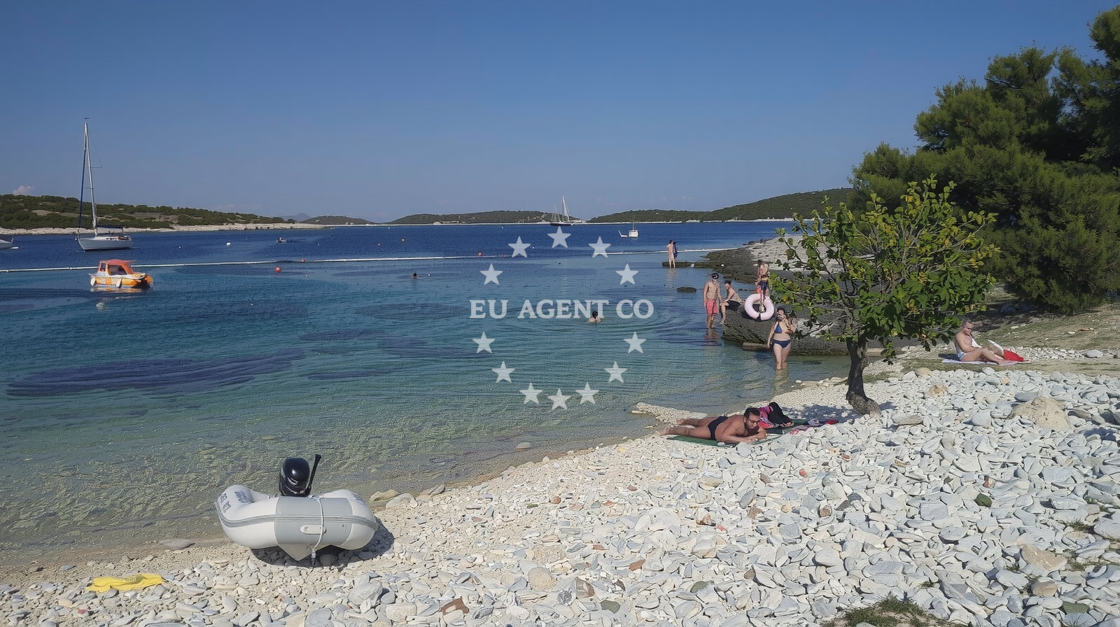 Additional view of Teplus beach in Luka 63, Rukavac, Rukavac