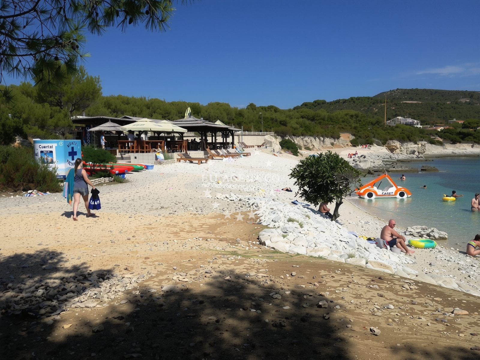 Additional view of Teplus beach in Luka 63, Rukavac, Rukavac