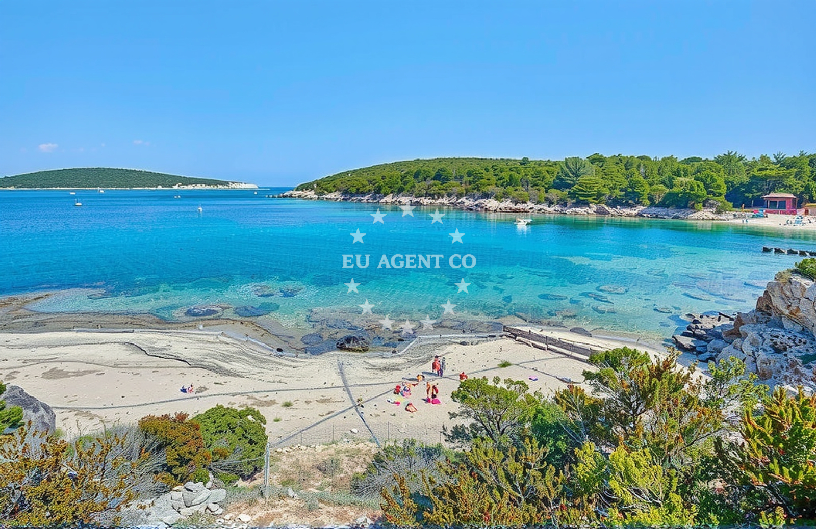 Additional view of Teplus beach in Luka 63, Rukavac, Rukavac