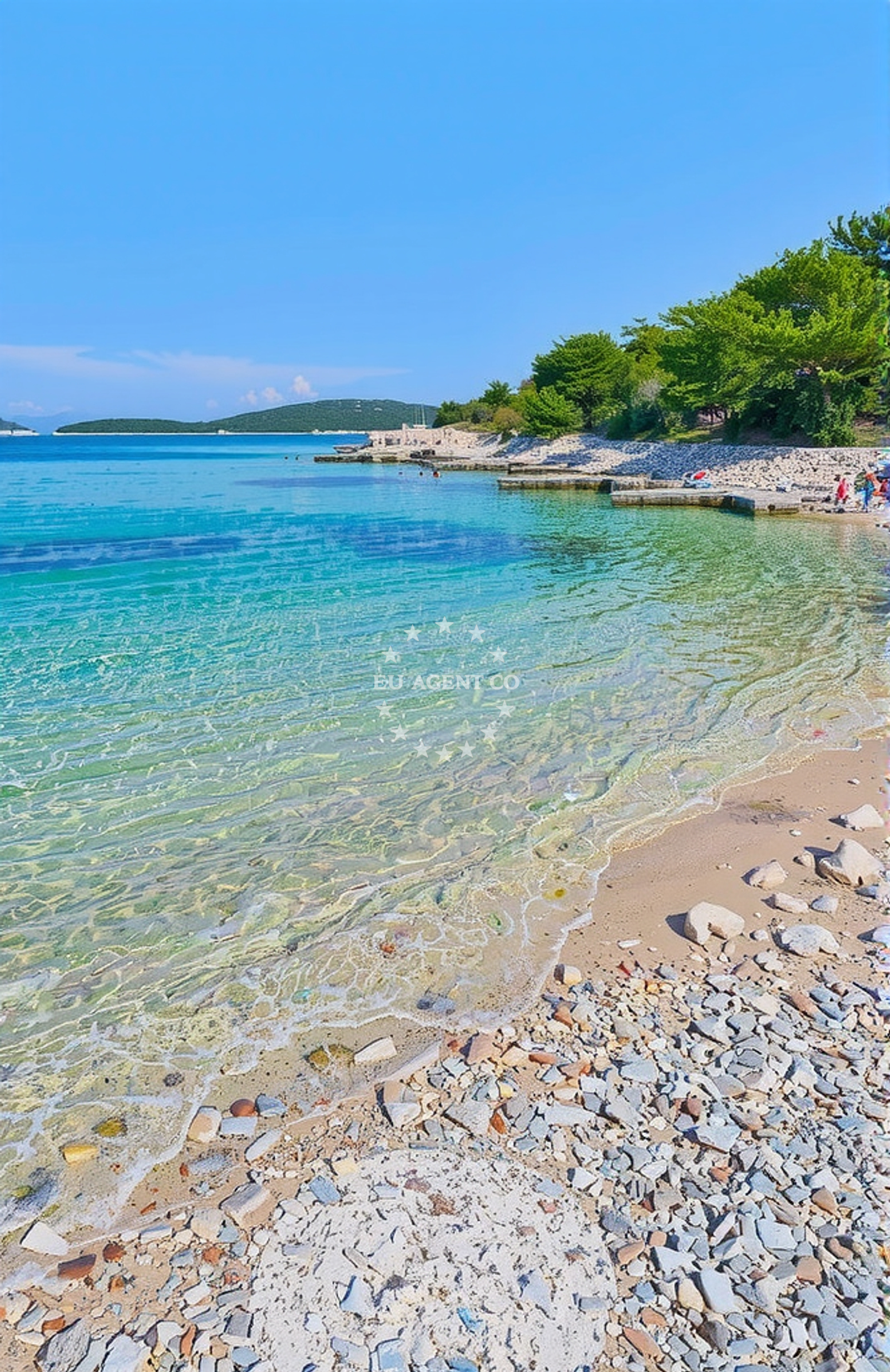 Additional view of Teplus beach in Luka 63, Rukavac, Rukavac