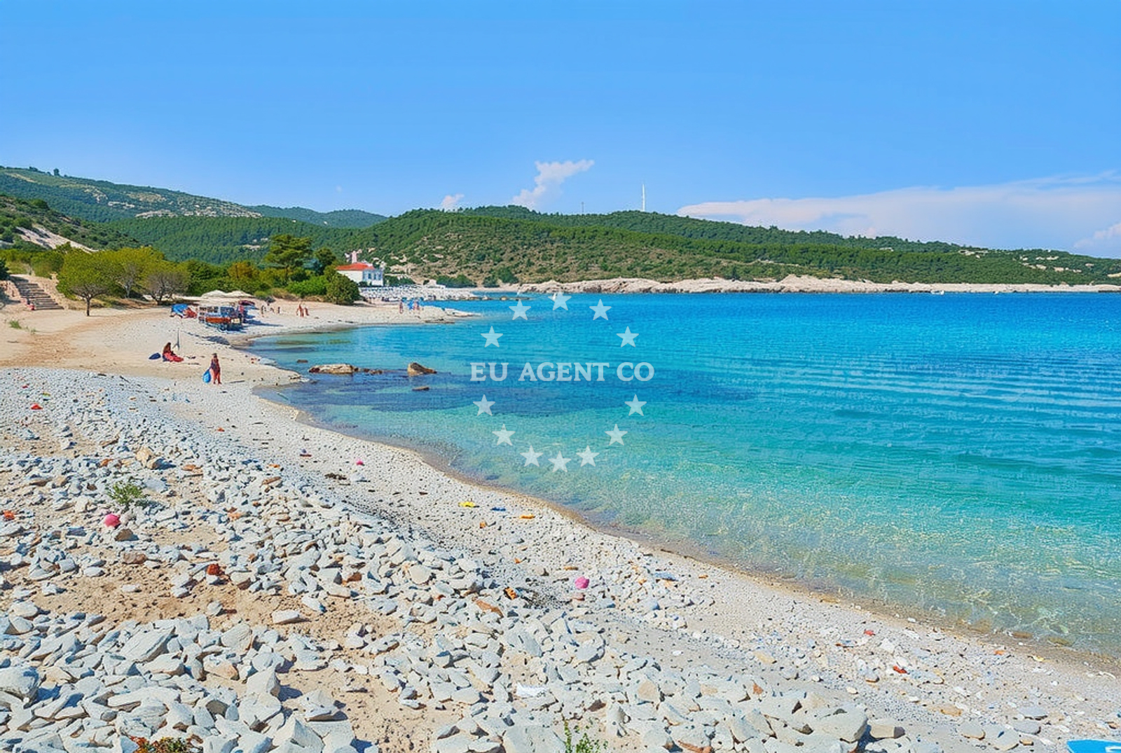 Additional view of Teplus beach in Luka 63, Rukavac, Rukavac