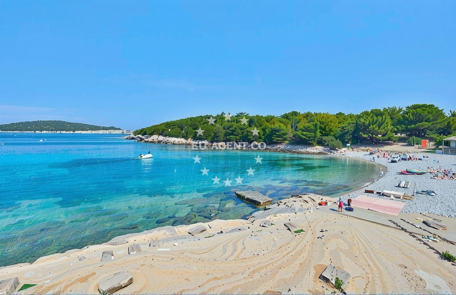 Additional view of Teplus beach in Luka 63, Rukavac, Rukavac