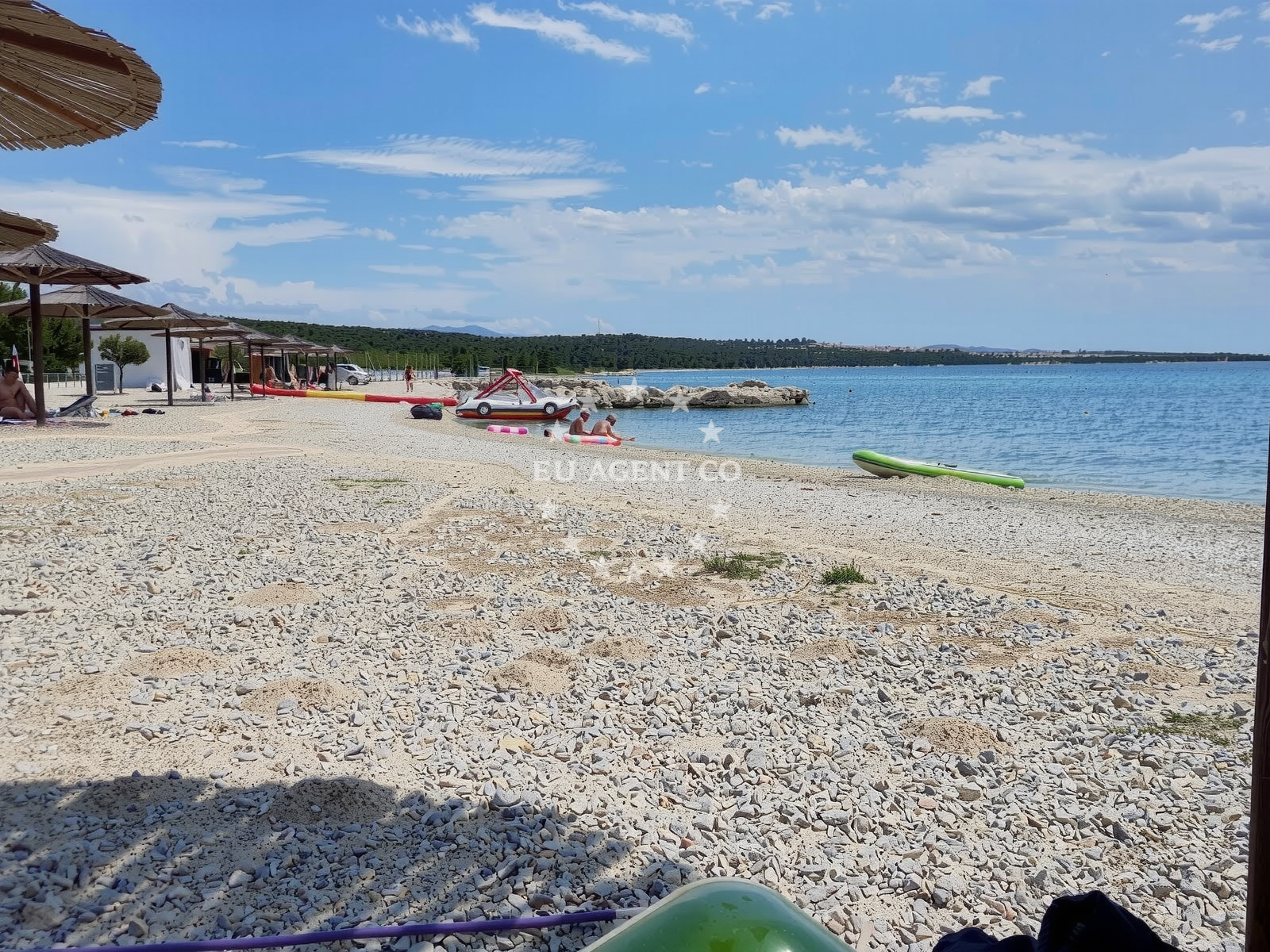 Beach facilities and surroundings at Terra Park beach