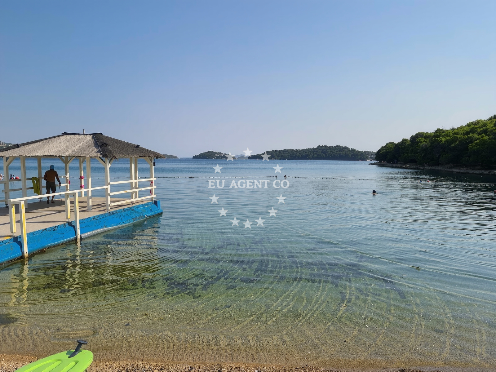 Sea and coastal view of The Garden Tisno beach in Pod Garmom 51, Tisno