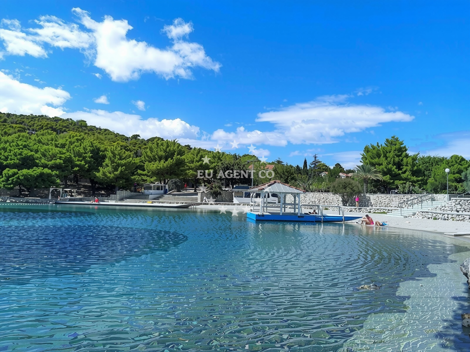 Additional view of The Garden Tisno beach in Pod Garmom 51, Tisno