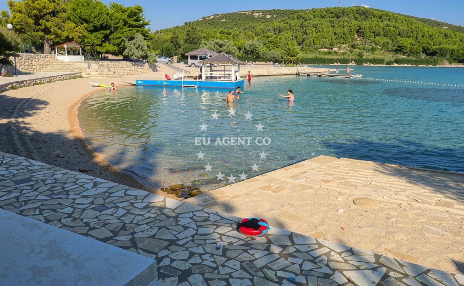 Additional view of The Garden Tisno beach in Pod Garmom 51, Tisno
